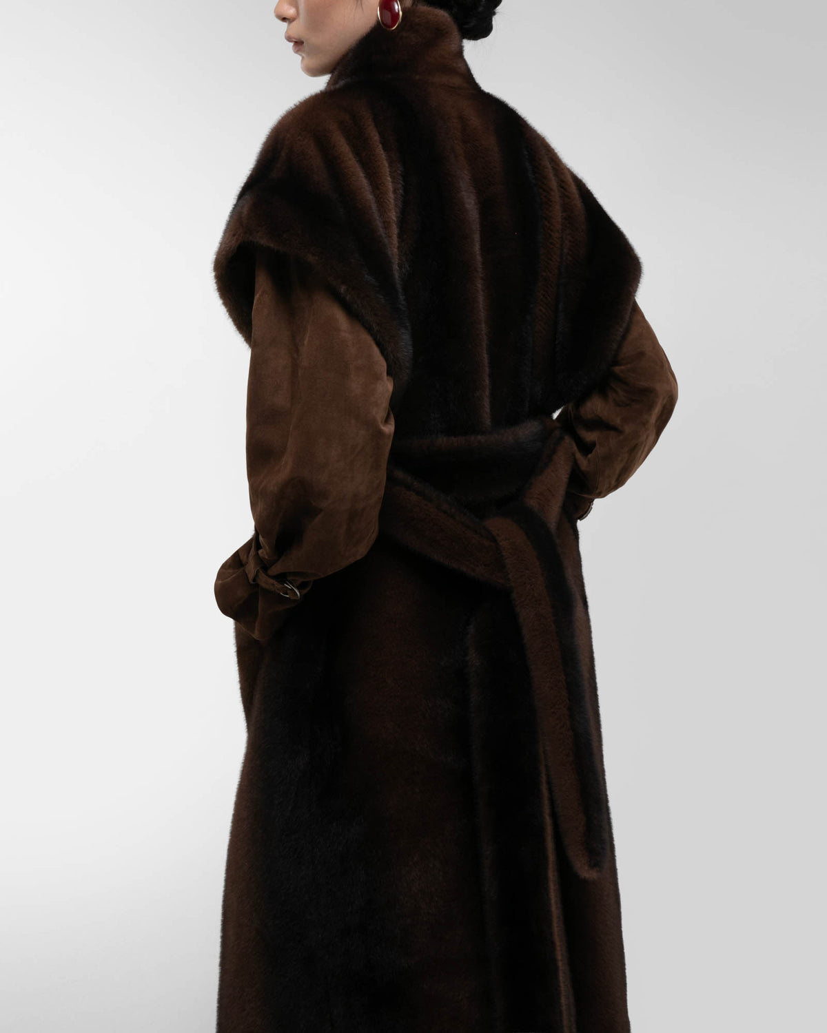 Harper Fur Long Coat