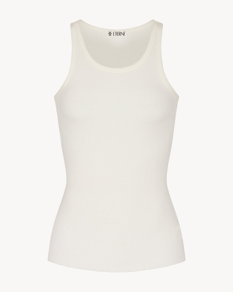 High Neck Fitted Tank Top