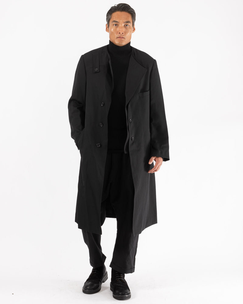 I-L Double Layered Stand Coat