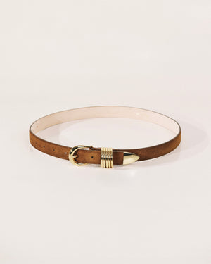Hollyhock Suede Belt