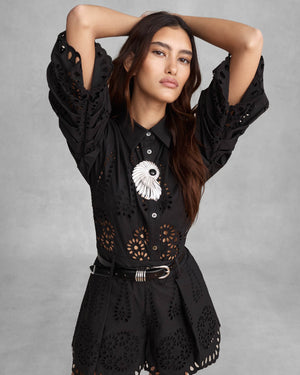Raquel Eyelet Top