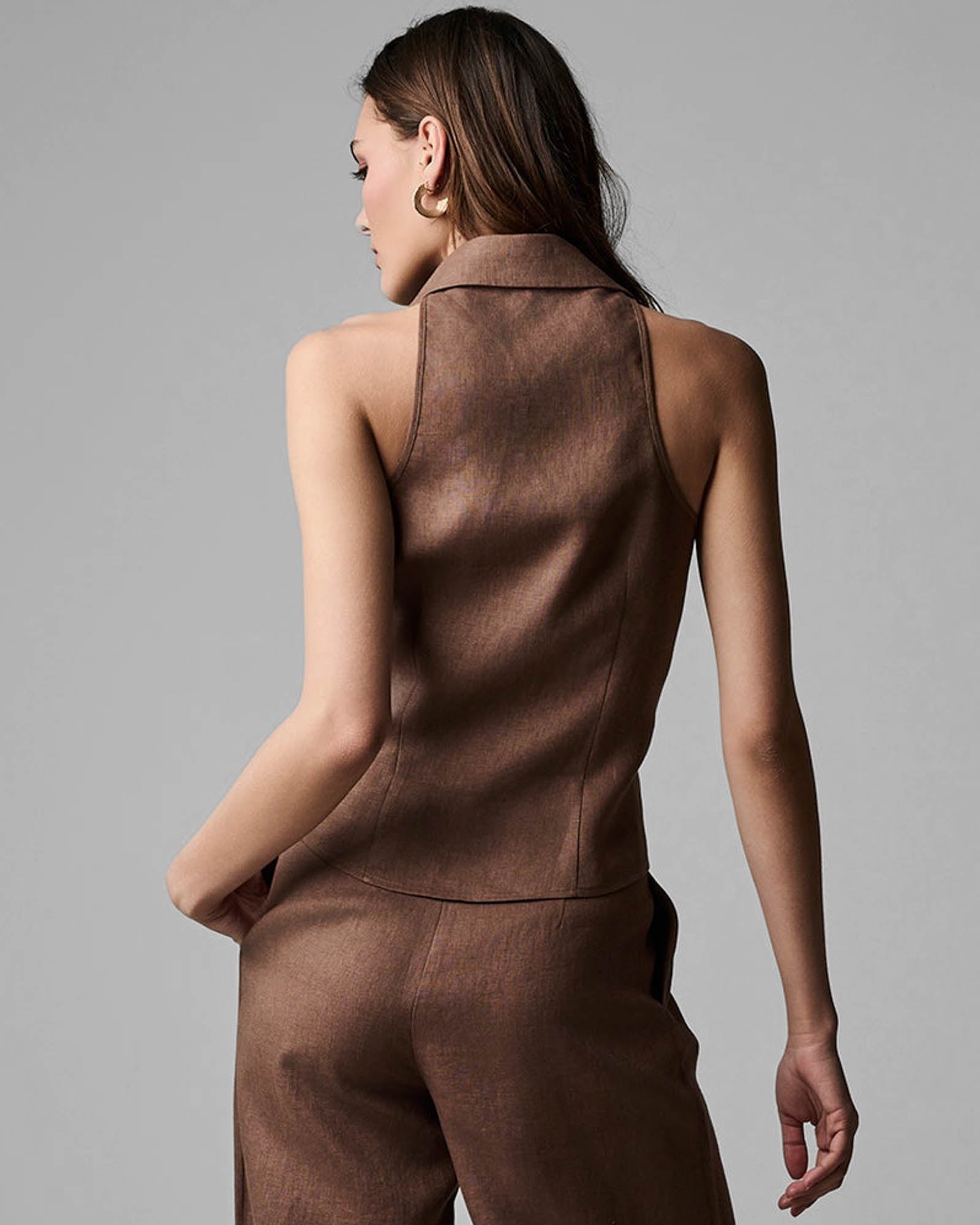 Gilet en lin Sloan