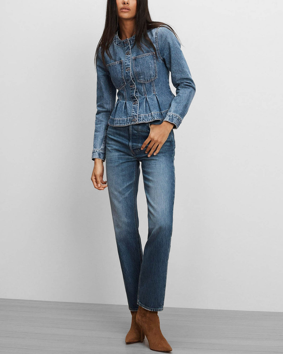 VERONICA BEARD Zahara Peplum Jacket