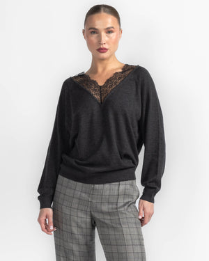 Lace Trim Top
