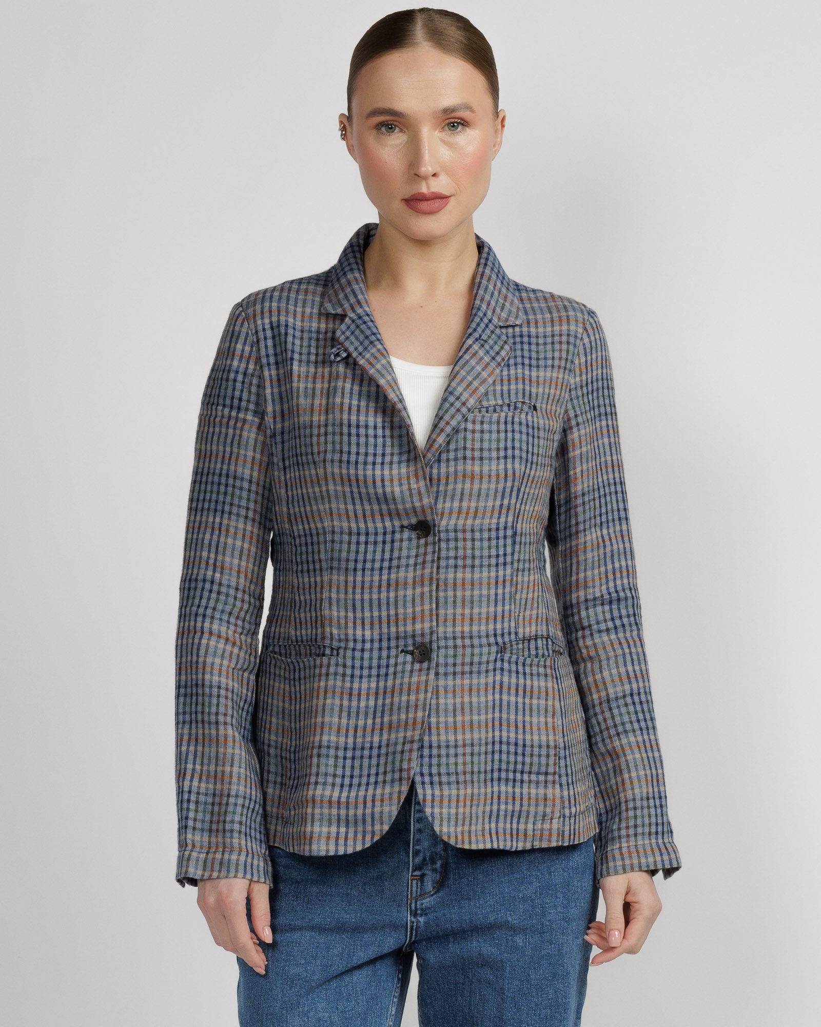 Plaid Blazer