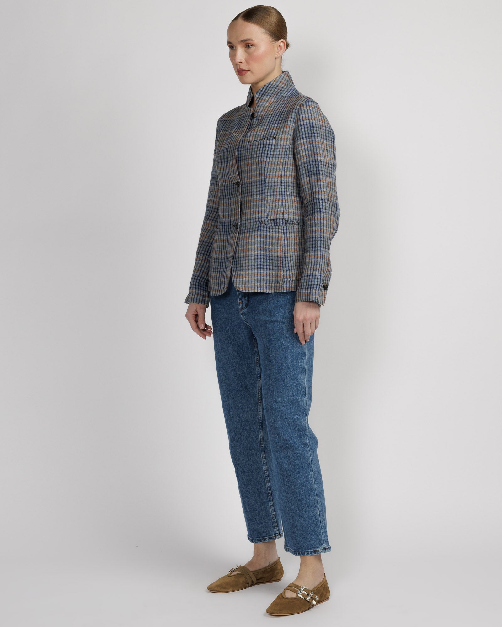 Plaid Blazer