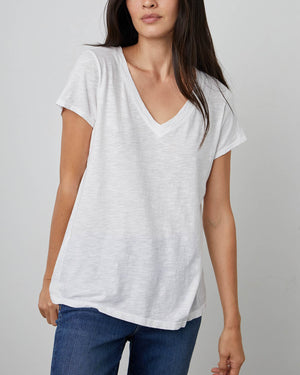 City Slub V-Neck T-Shirt