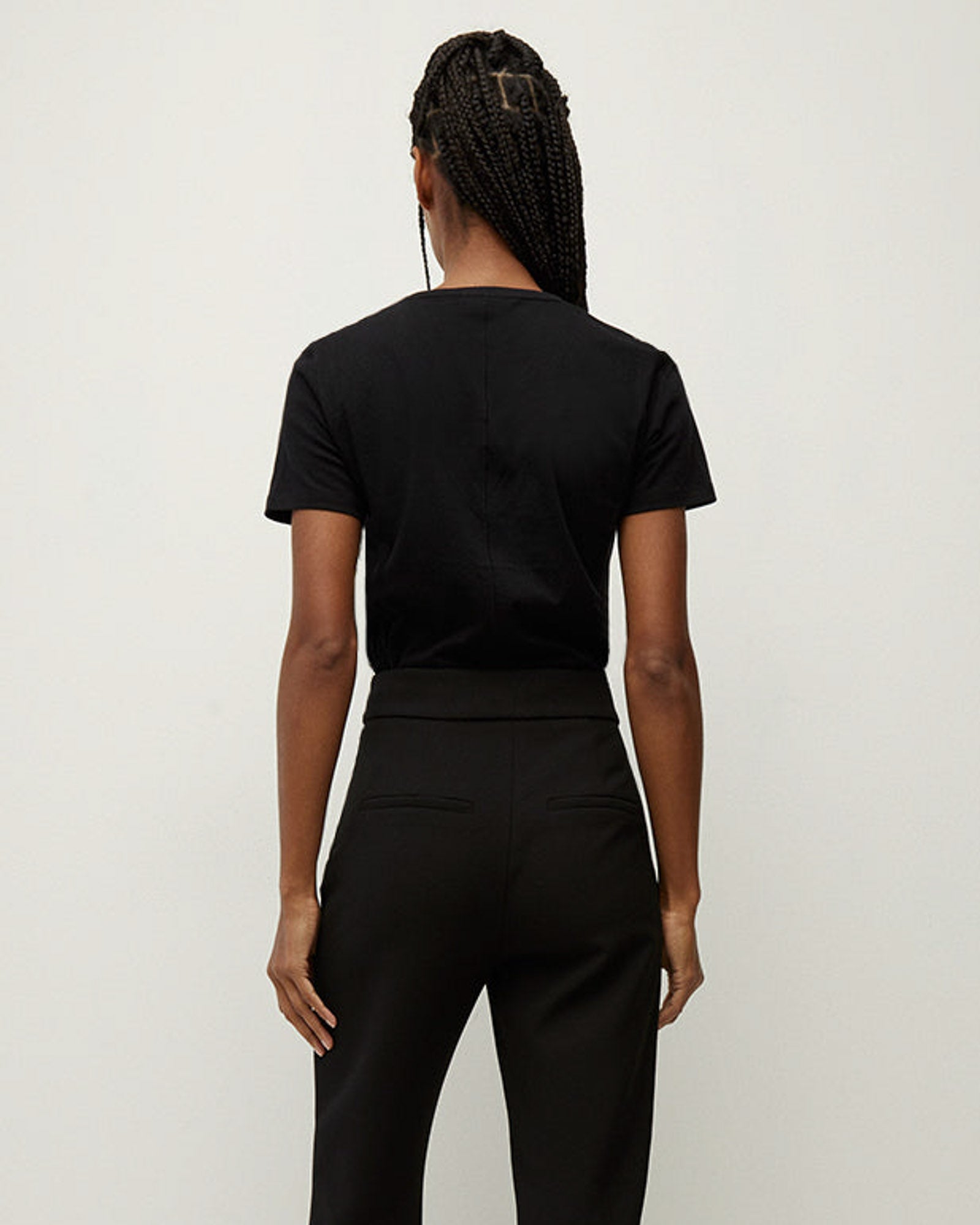 Cindy V-Neck Short Sleeve Tee
