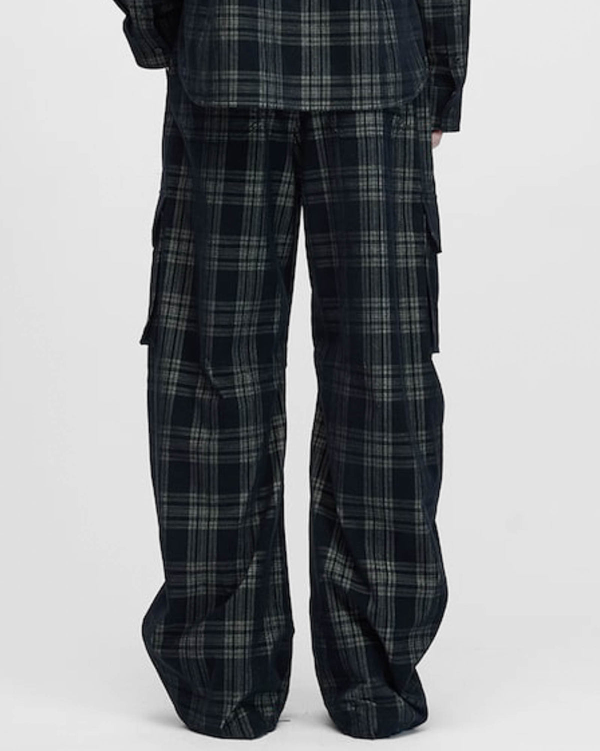 Check Utility Trousers