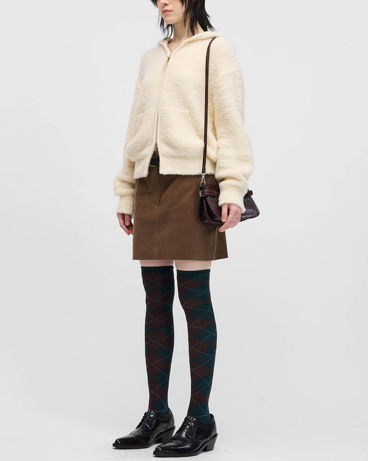 Corduroy Mini Skirt