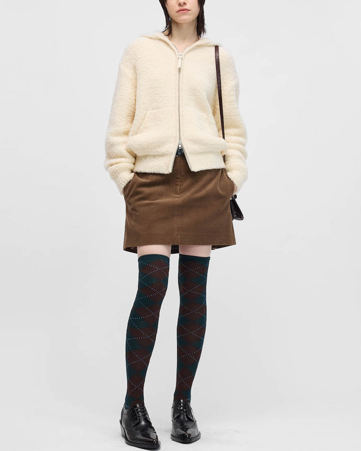 Corduroy Mini Skirt
