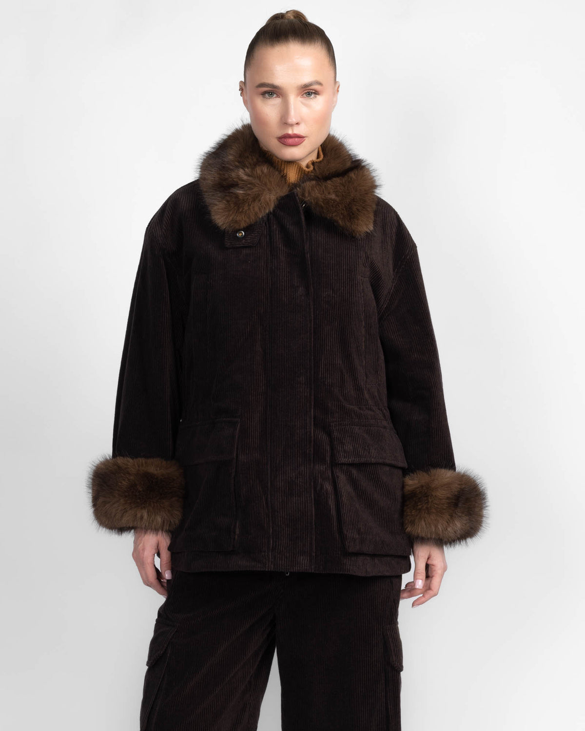 Fur Collar Coat