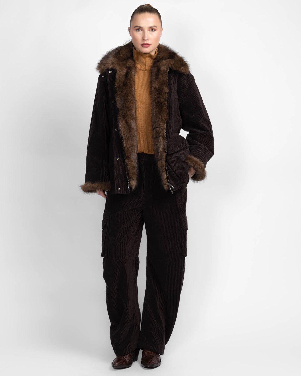 Fur Collar Coat