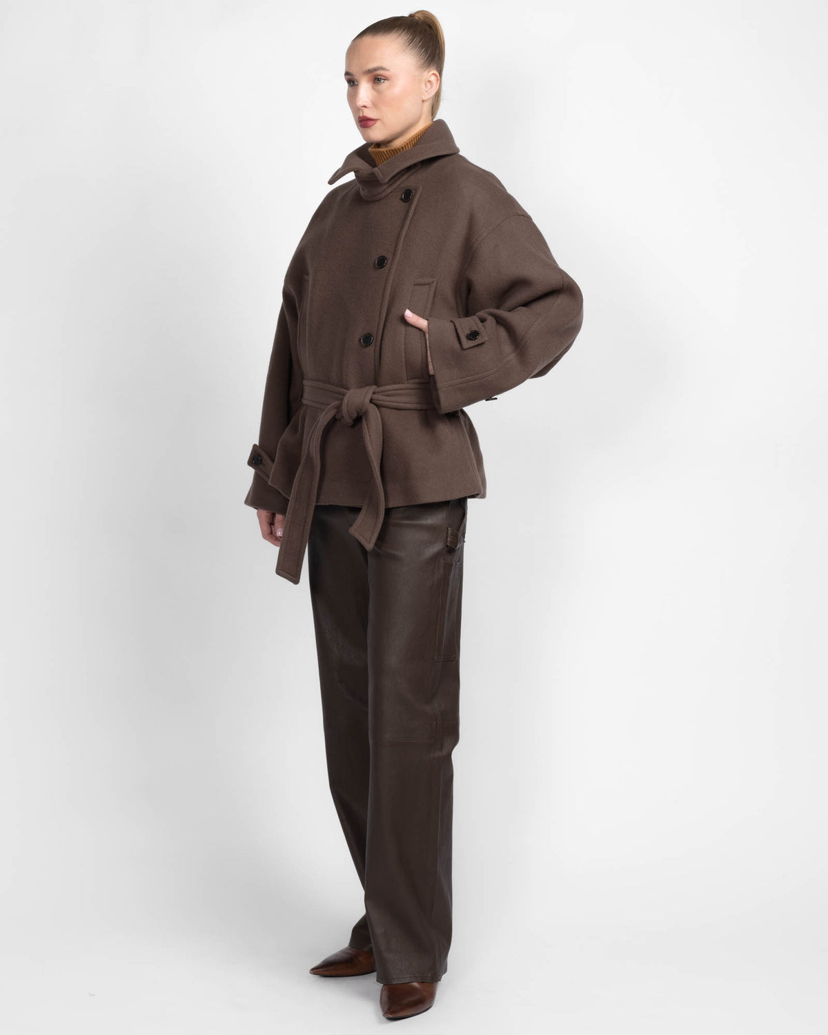 Stand Collar Coat