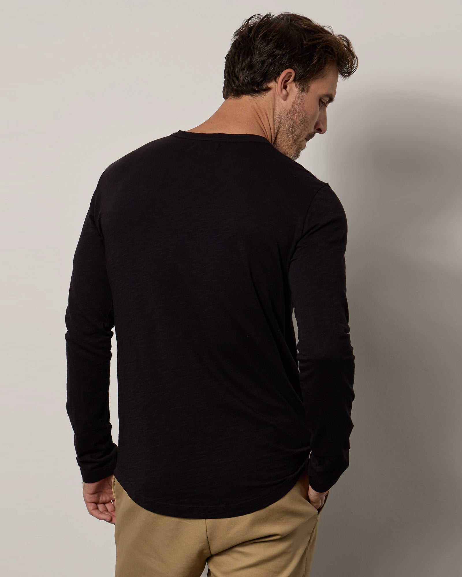 Classic Slub Crew Long Sleeve