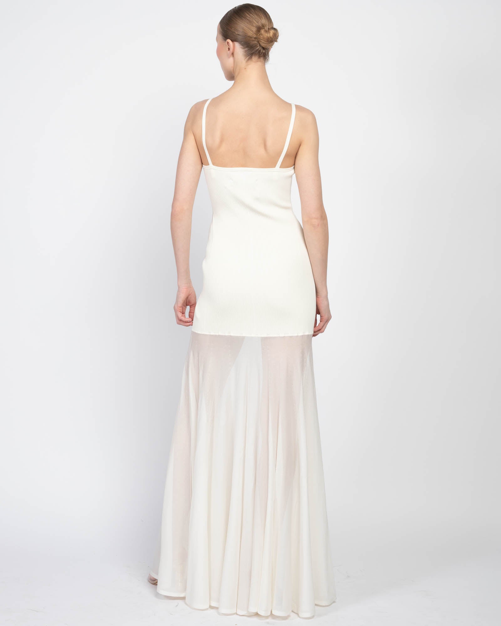 Robe en tricot côtelé