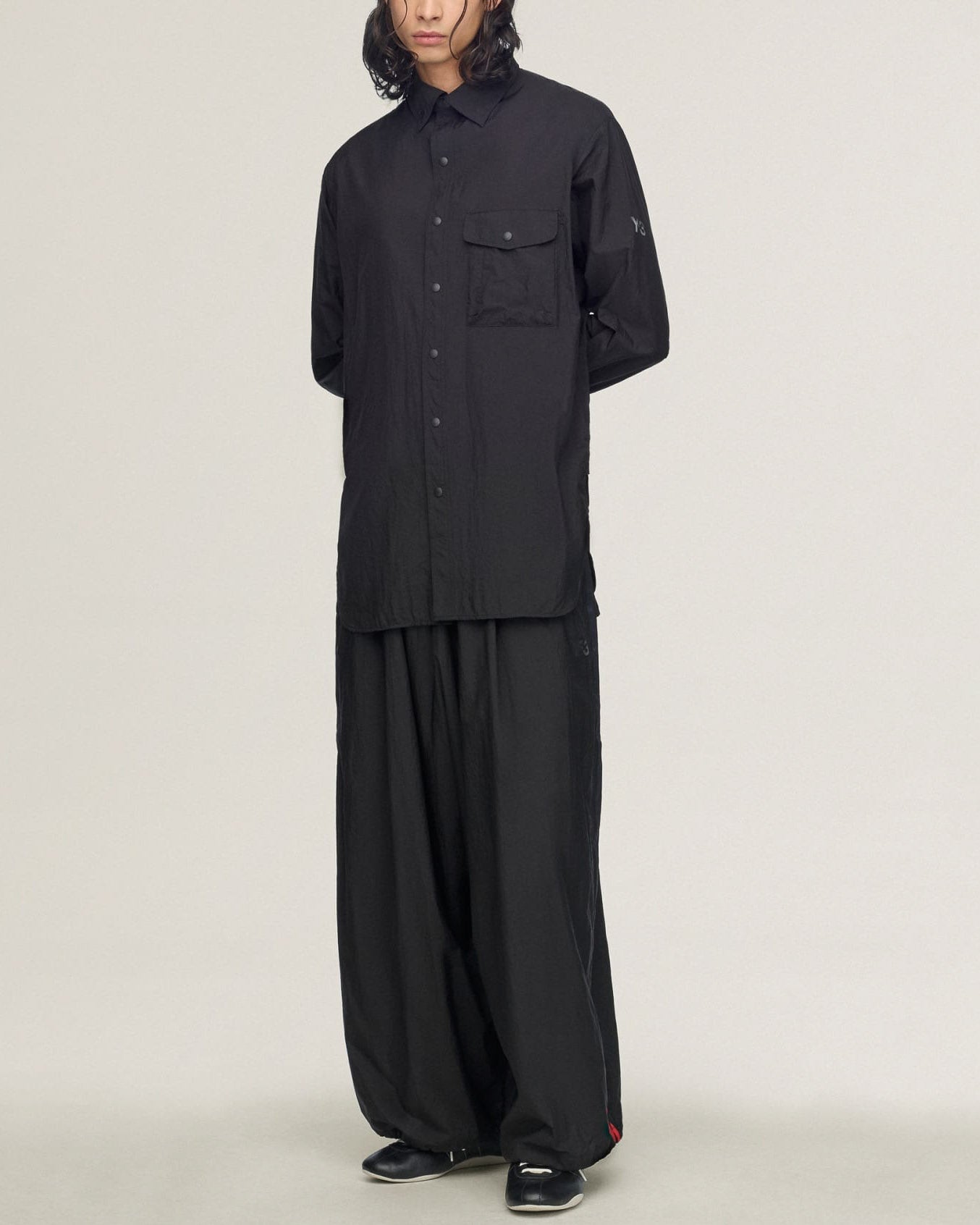 Gradient 3 Stripe Nylon Overshirt