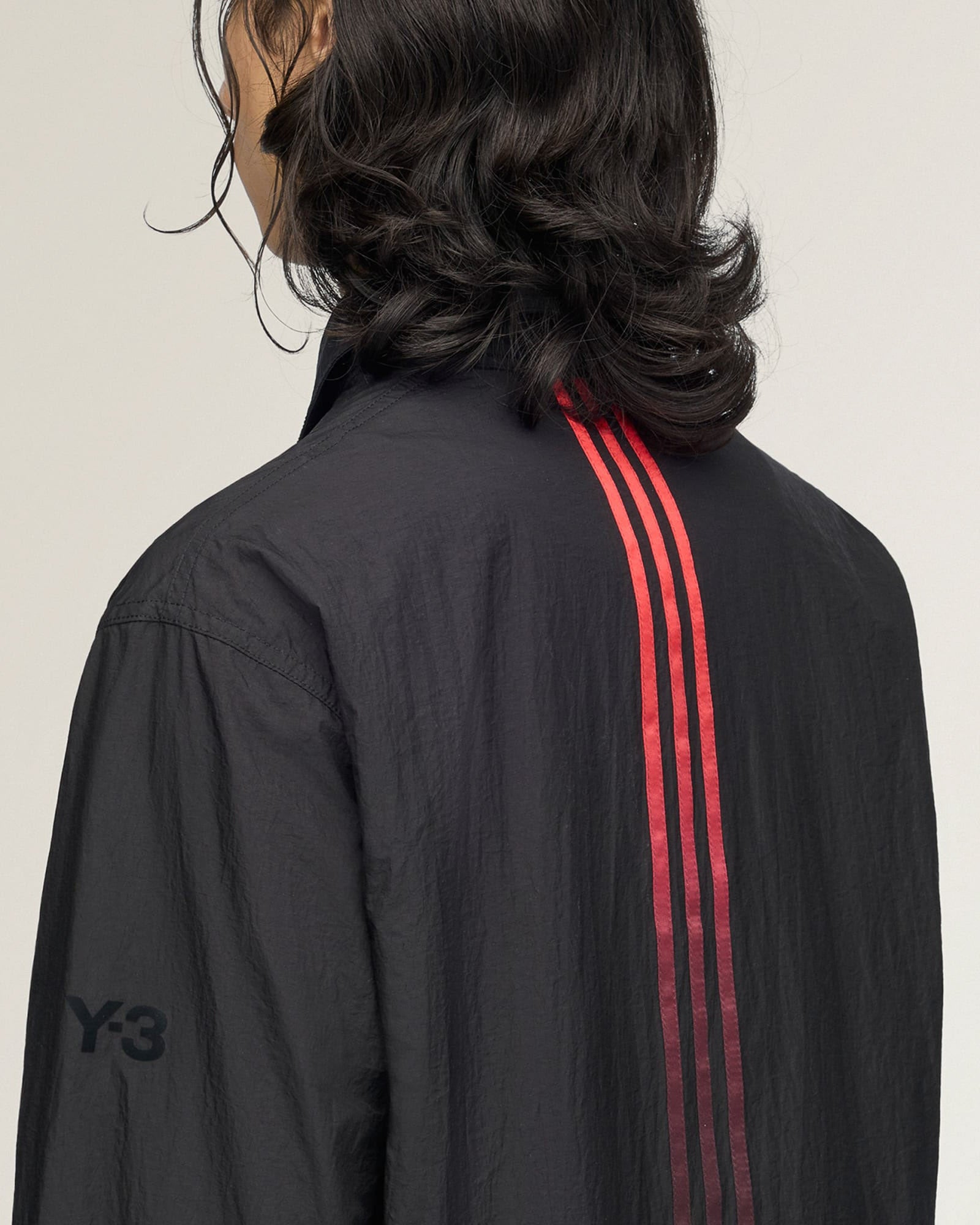 Gradient 3 Stripe Nylon Overshirt