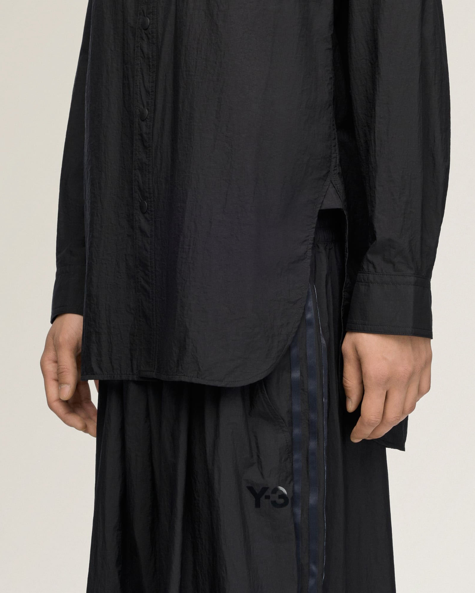 Gradient 3 Stripe Nylon Overshirt