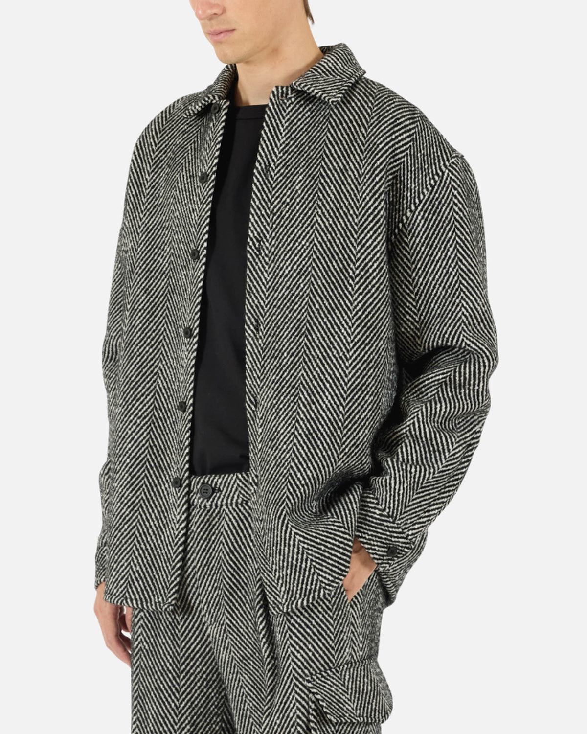 Eco Relaxed Herringbone Shirt