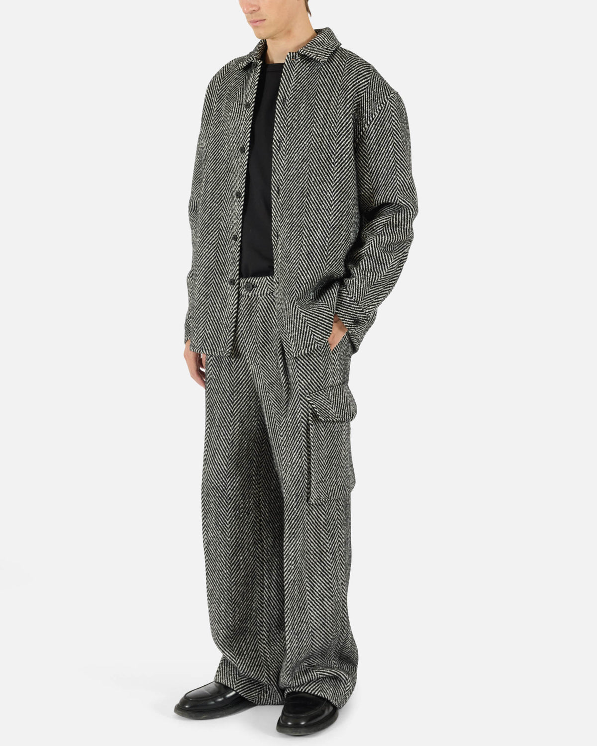 Eco Relaxed Herringbone Shirt