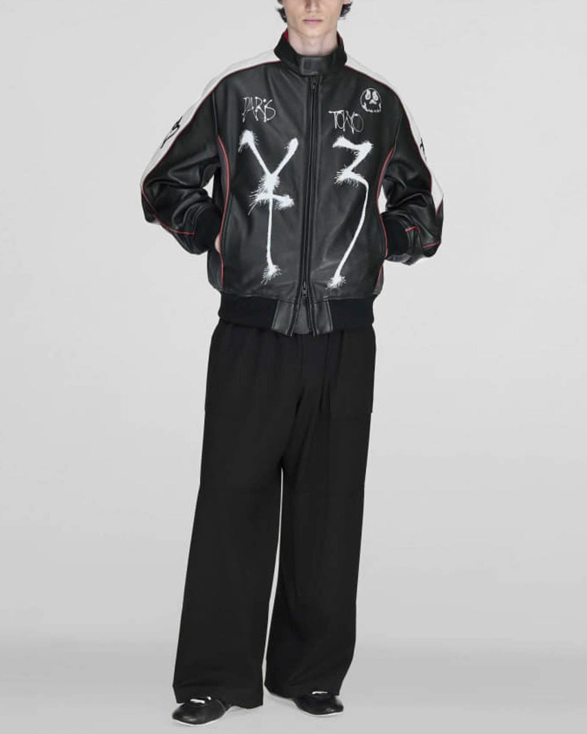 Y- 3 Gfx Leather Jacket