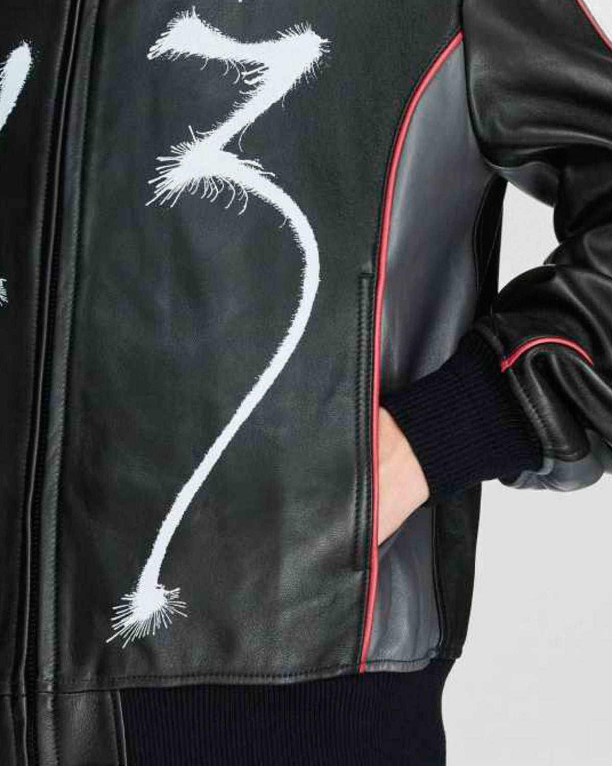 Y- 3 Gfx Leather Jacket