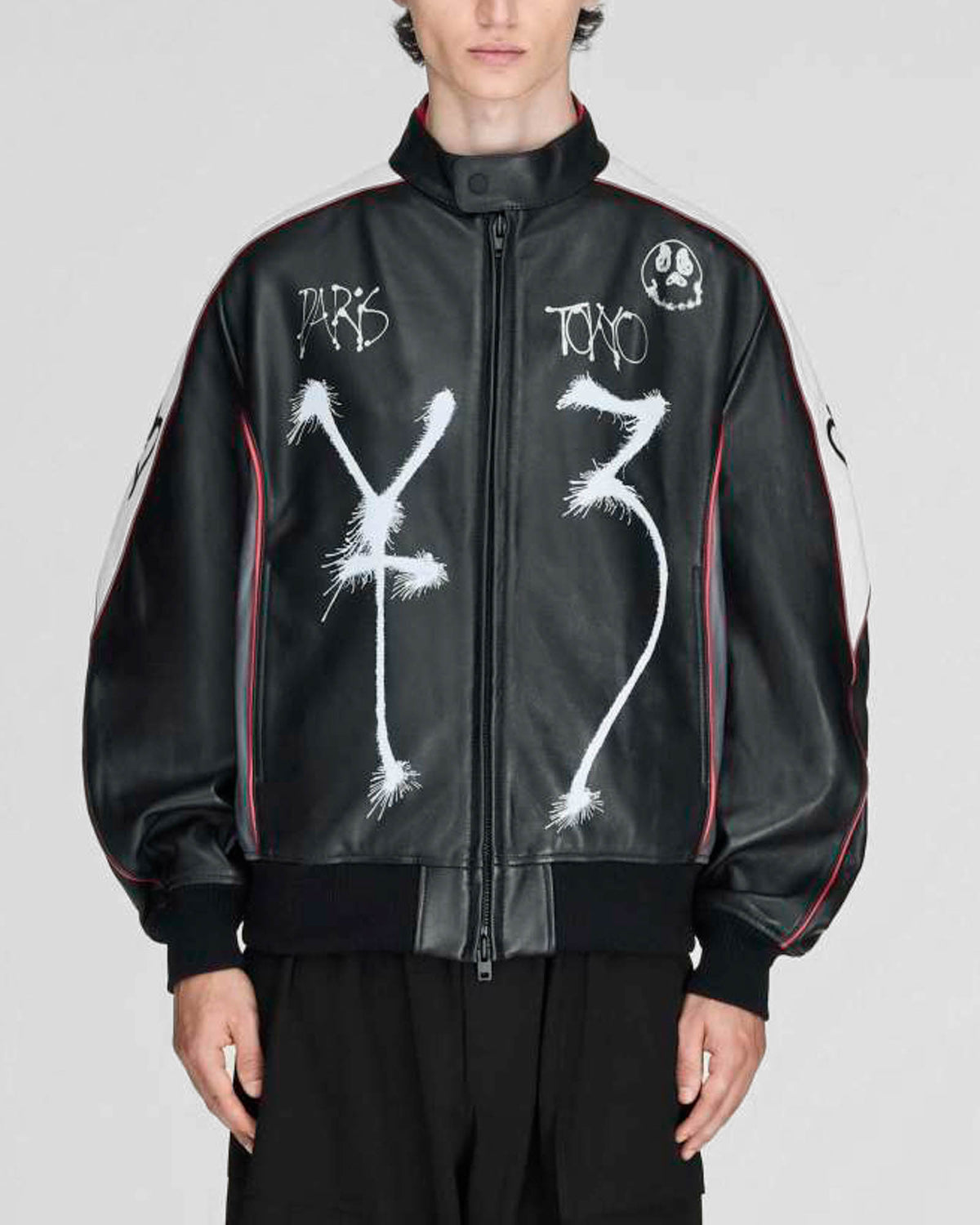 Y- 3 Gfx Leather Jacket