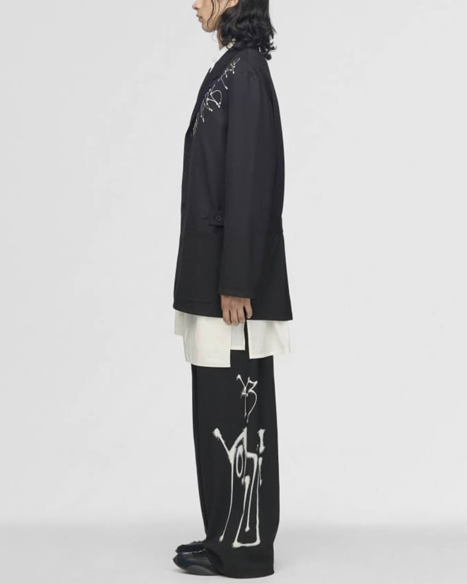 City Graphic Wool Blazer