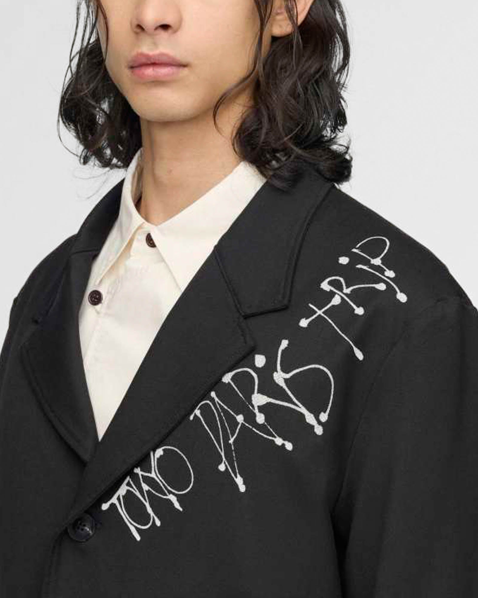 City Graphic Wool Blazer