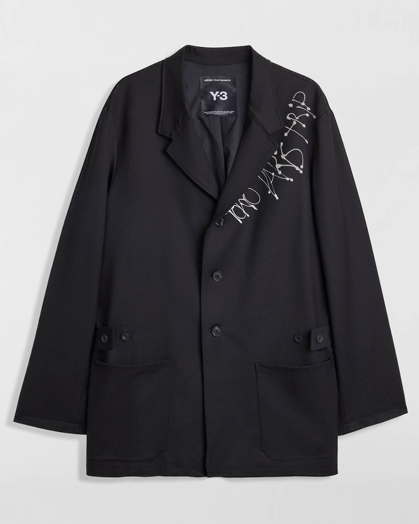 City Graphic Wool Blazer