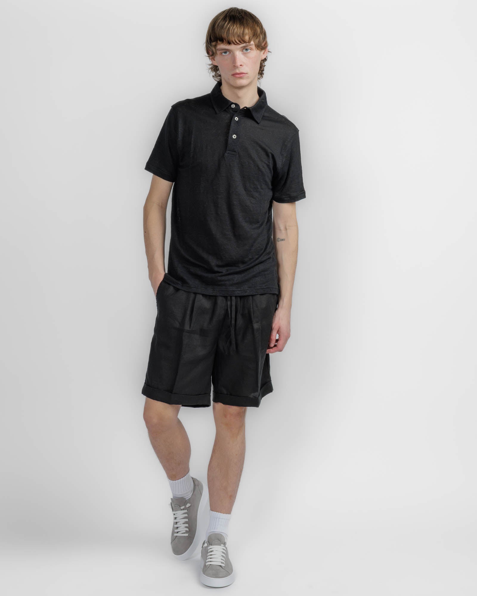 Linen Polo Shirt