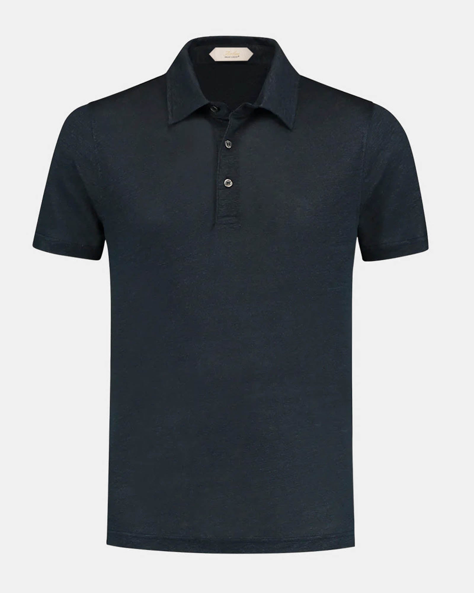 AURÉLIEN Linen Polo Shirt