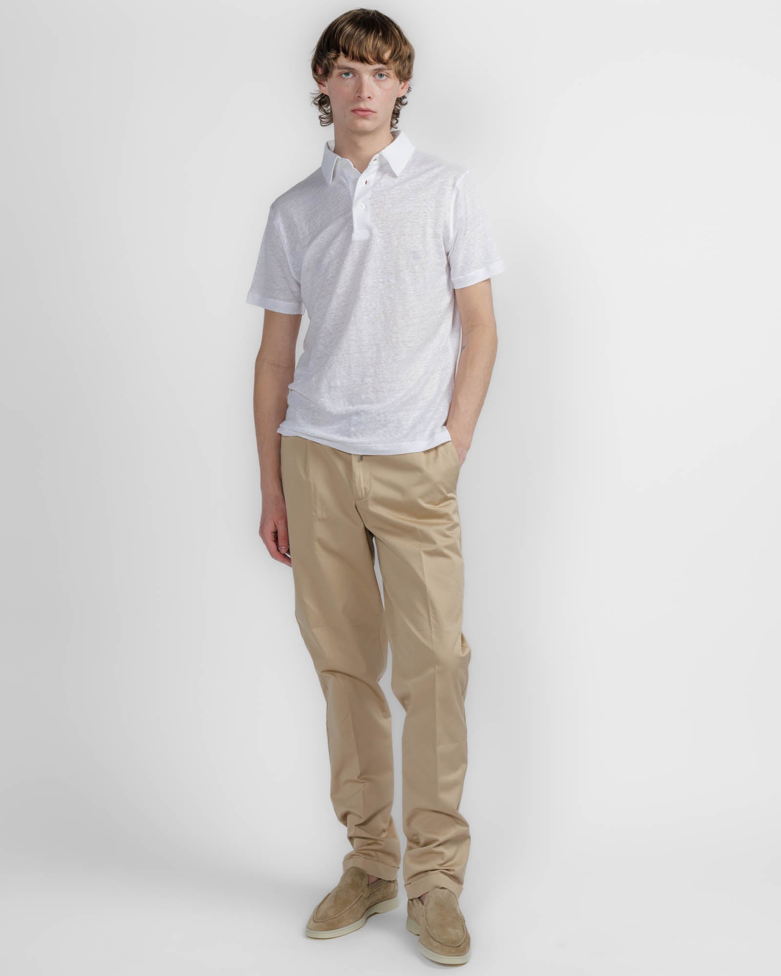 Linen Polo Shirt