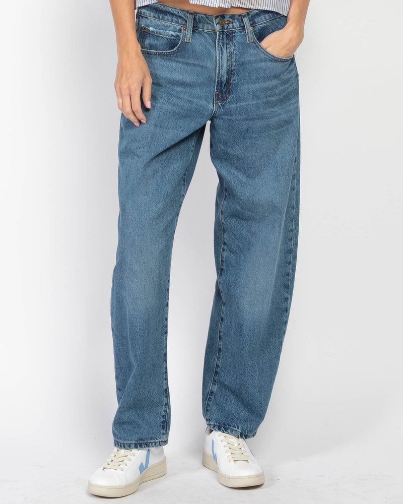 Low Slung Barrel Jeans