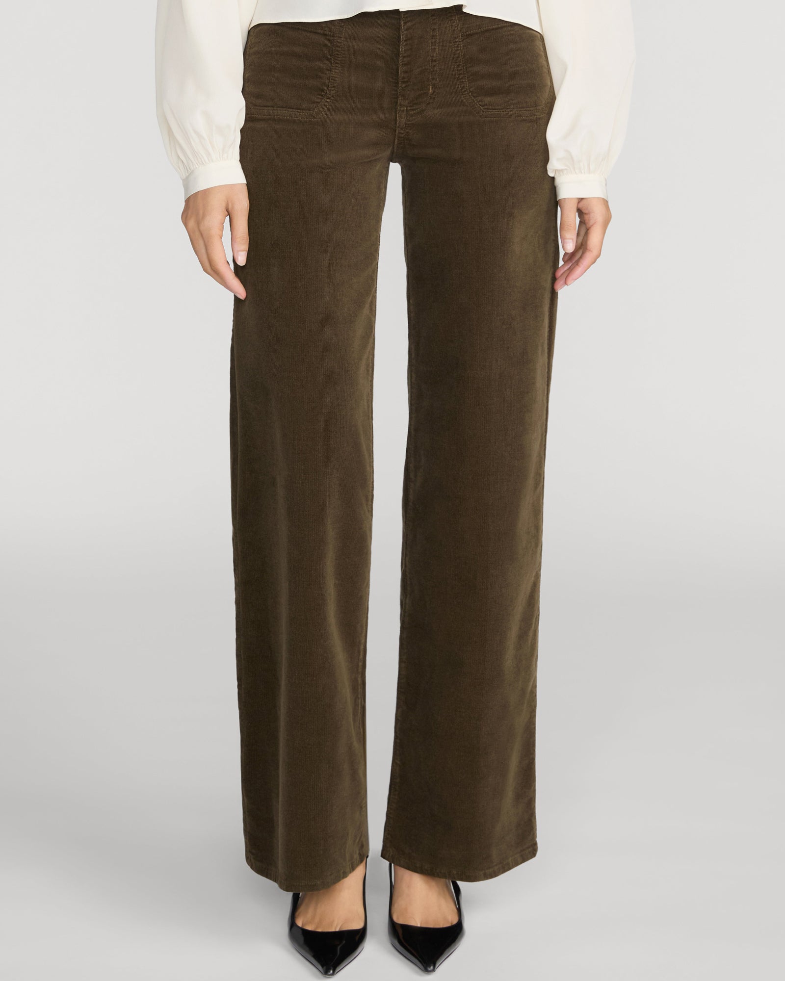 Le Slim Palazzo Modernist Pocket Corduroy