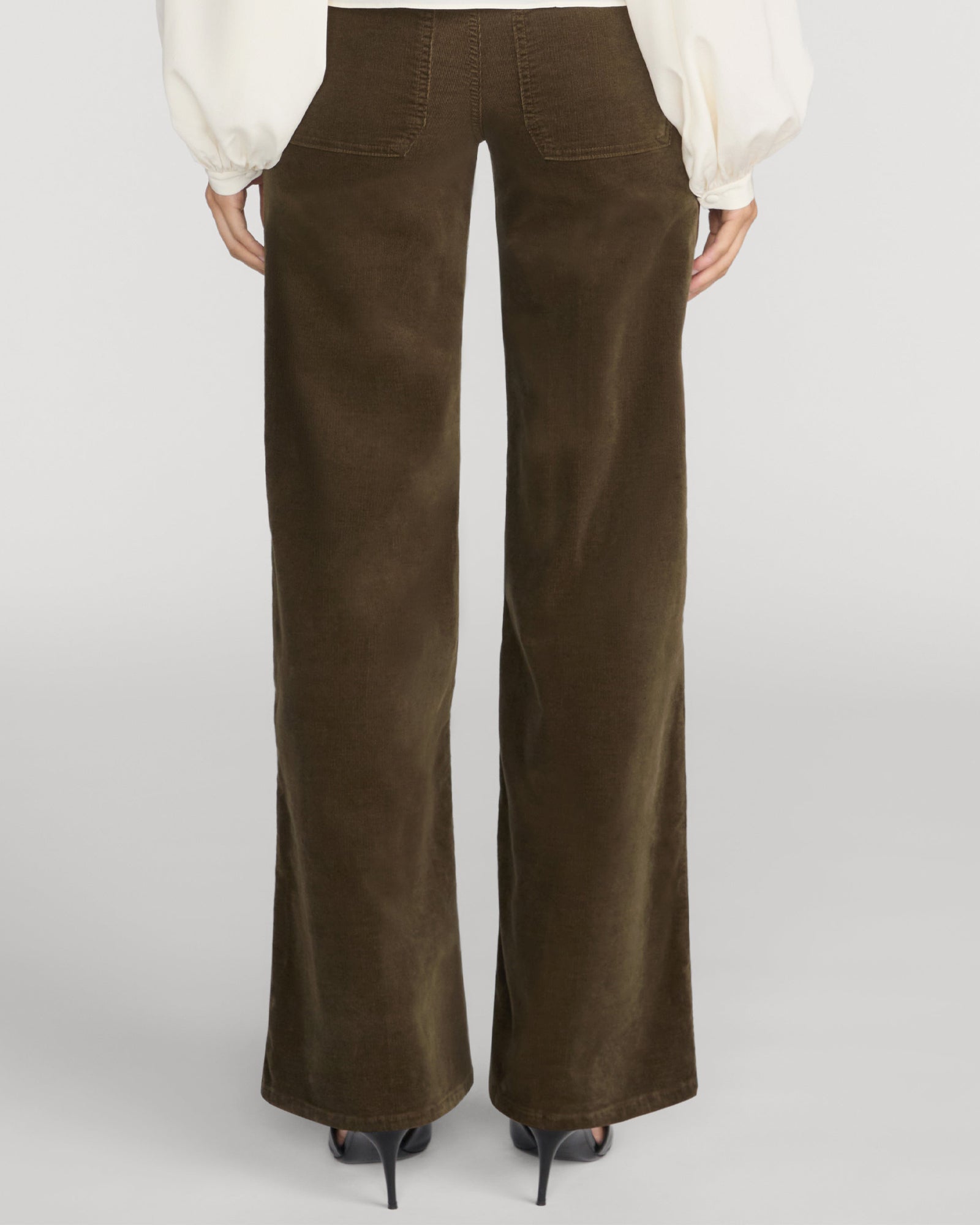 Le Slim Palazzo Modernist Pocket Corduroy
