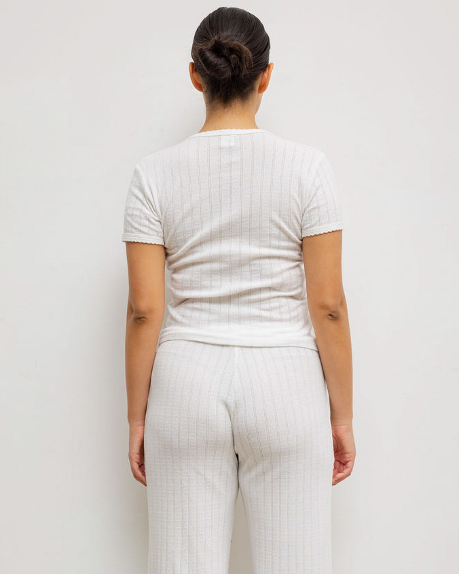 Pointelle Slim Fit Tee