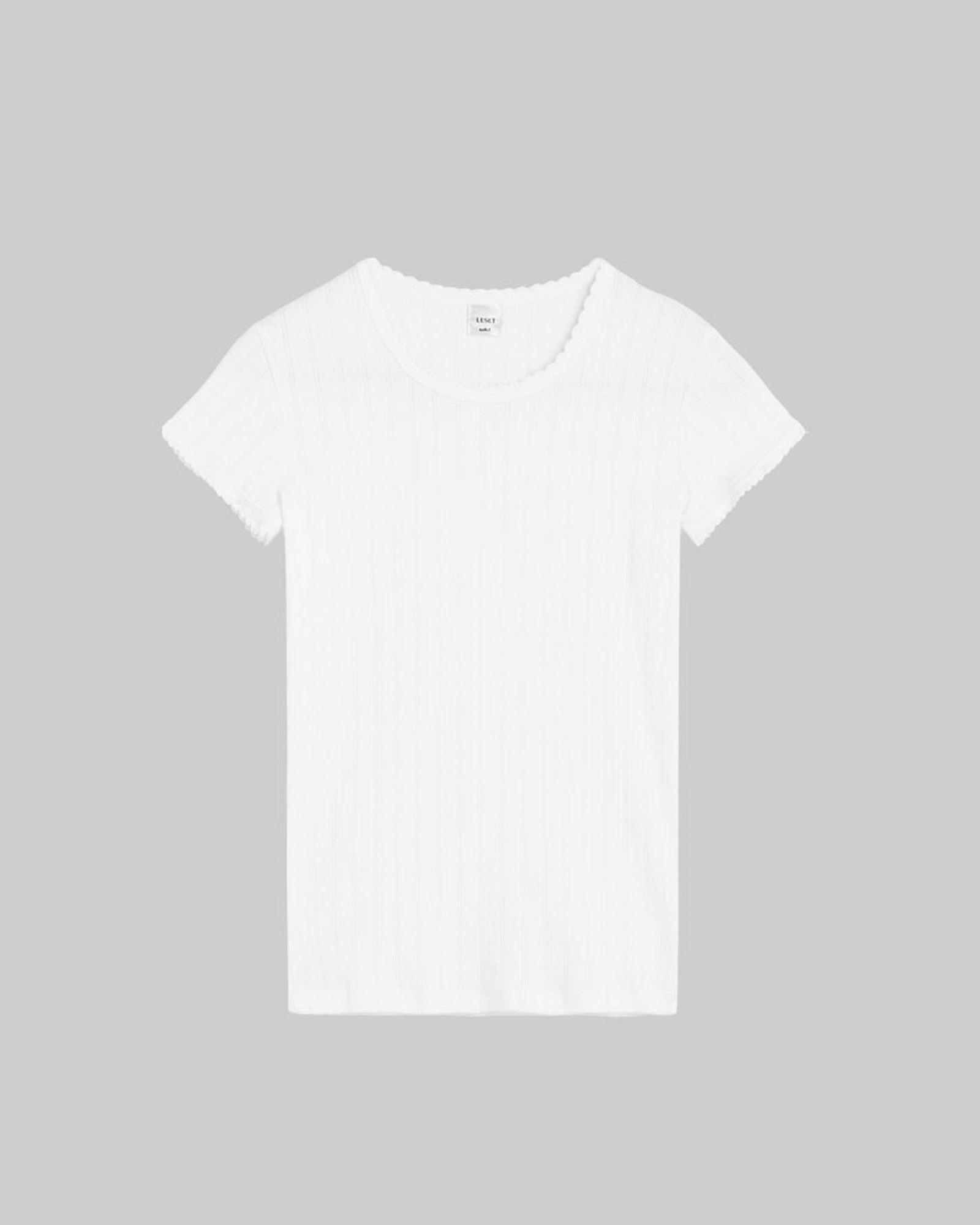 Pointelle Slim Fit Tee