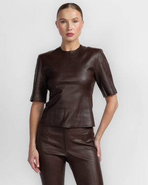 Luv Leather Top