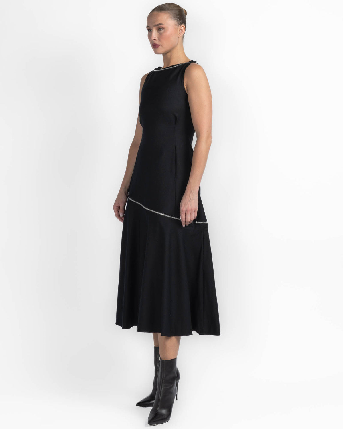 Zip Panel Dress