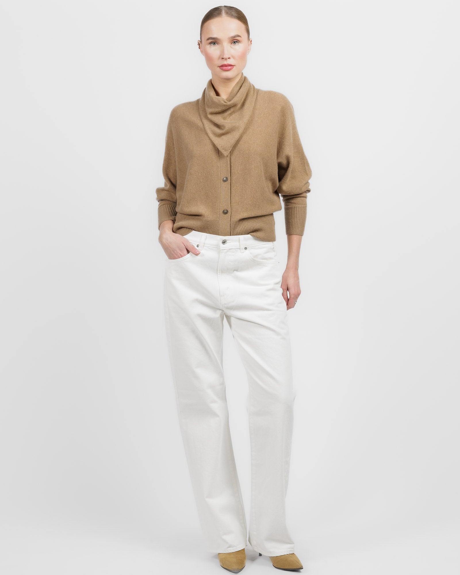 Lyss Cardigan with Scarf