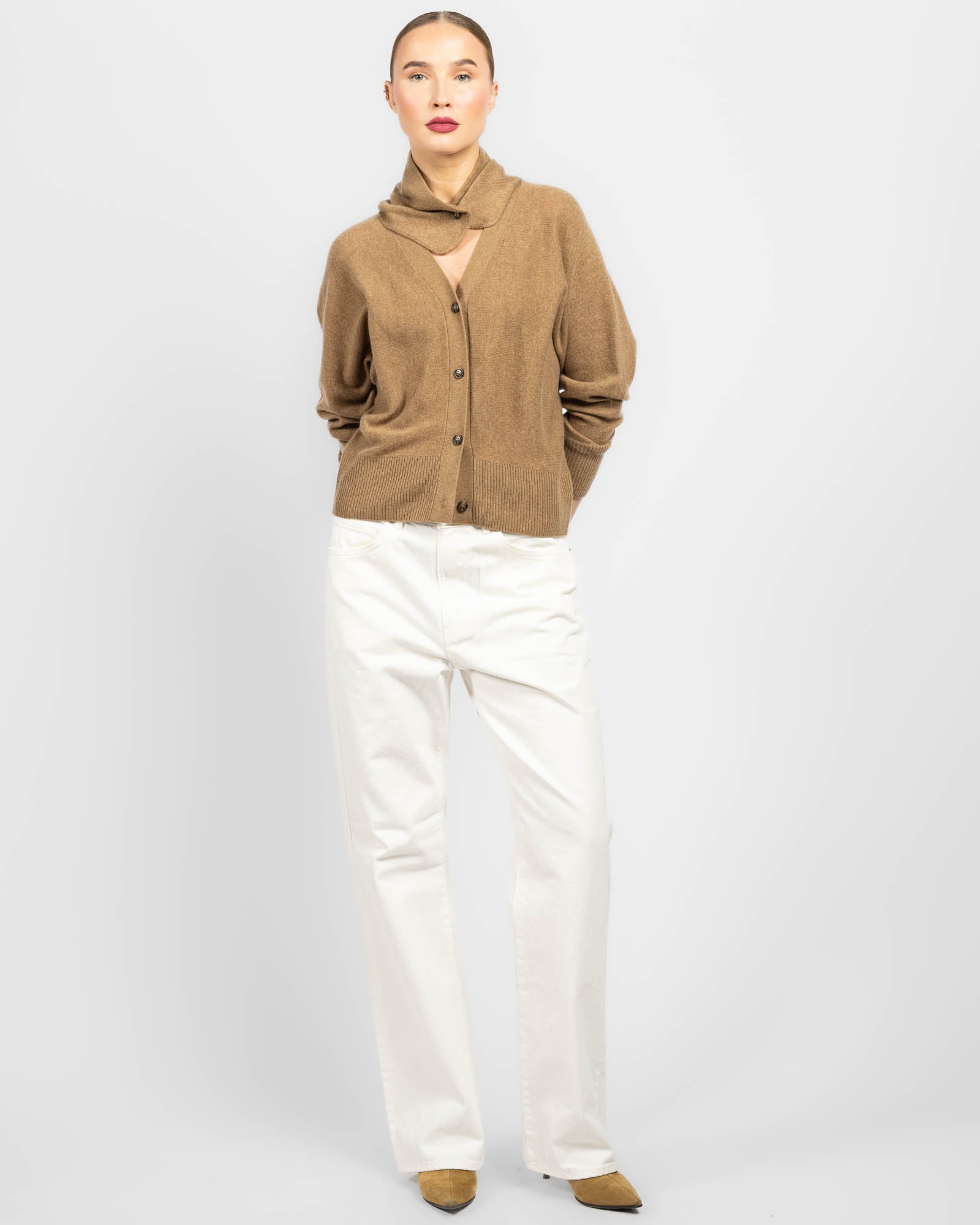 Lyss Cardi with Scarf