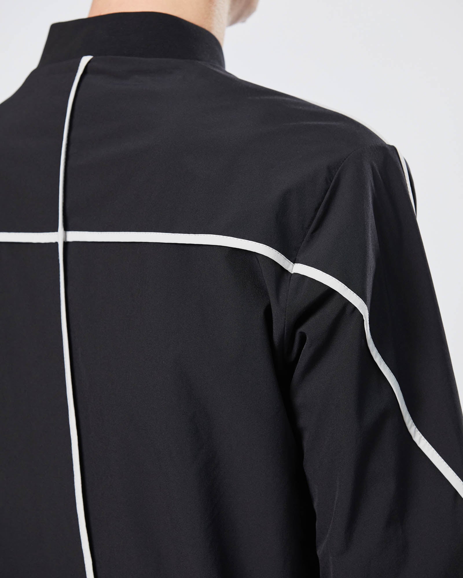 Veste à rayures contrastées