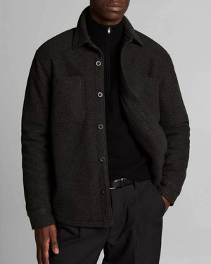 Herringbone Shirt Jacket