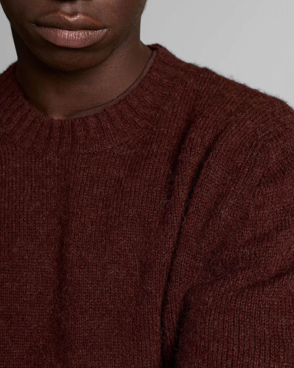 Mottled Marl Crewneck