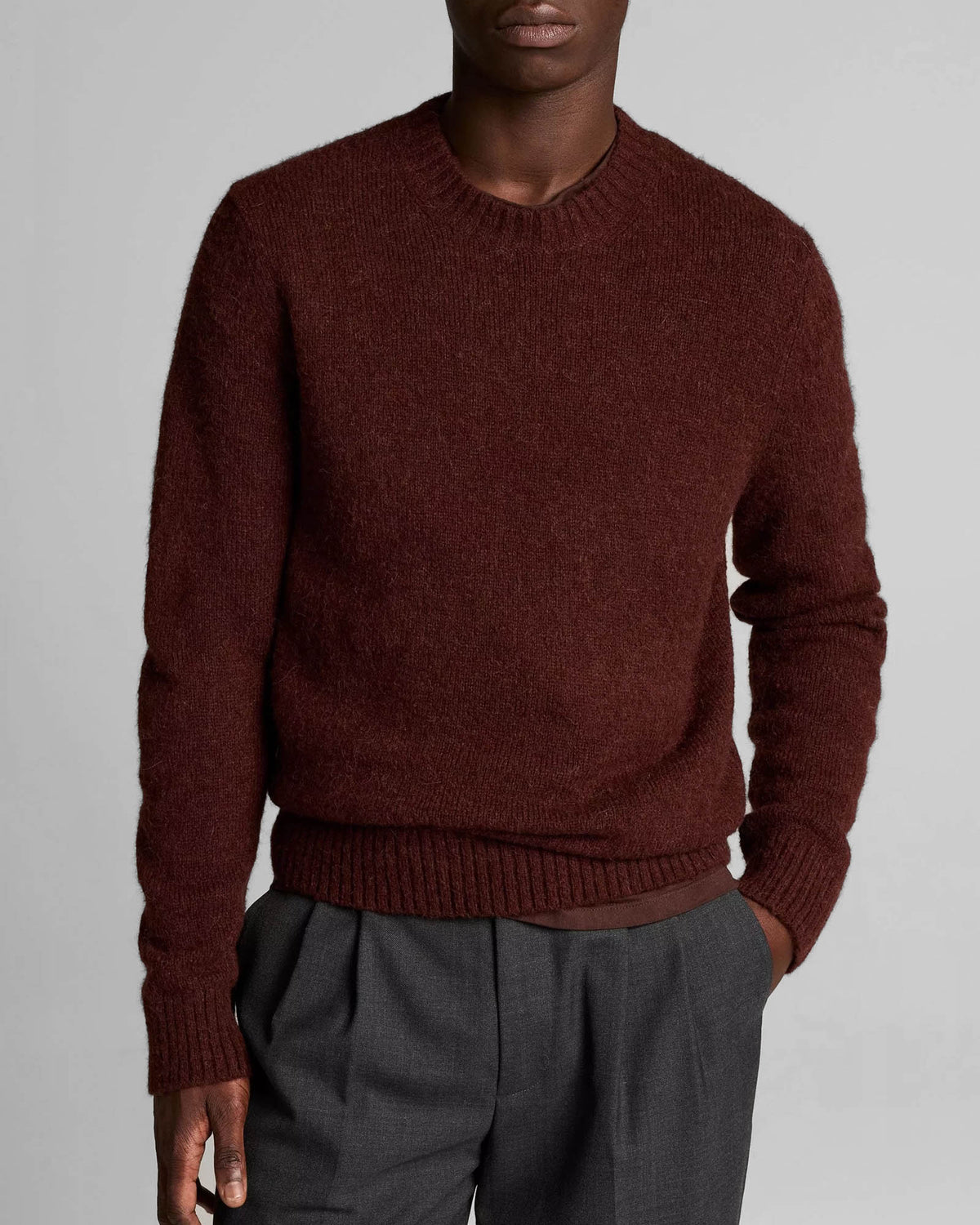 Mottled Marl Crewneck