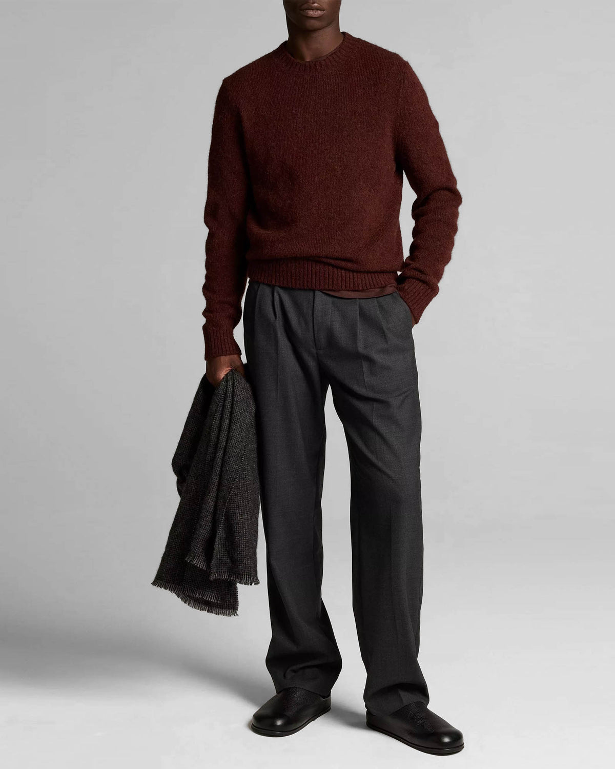 Mottled Marl Crewneck