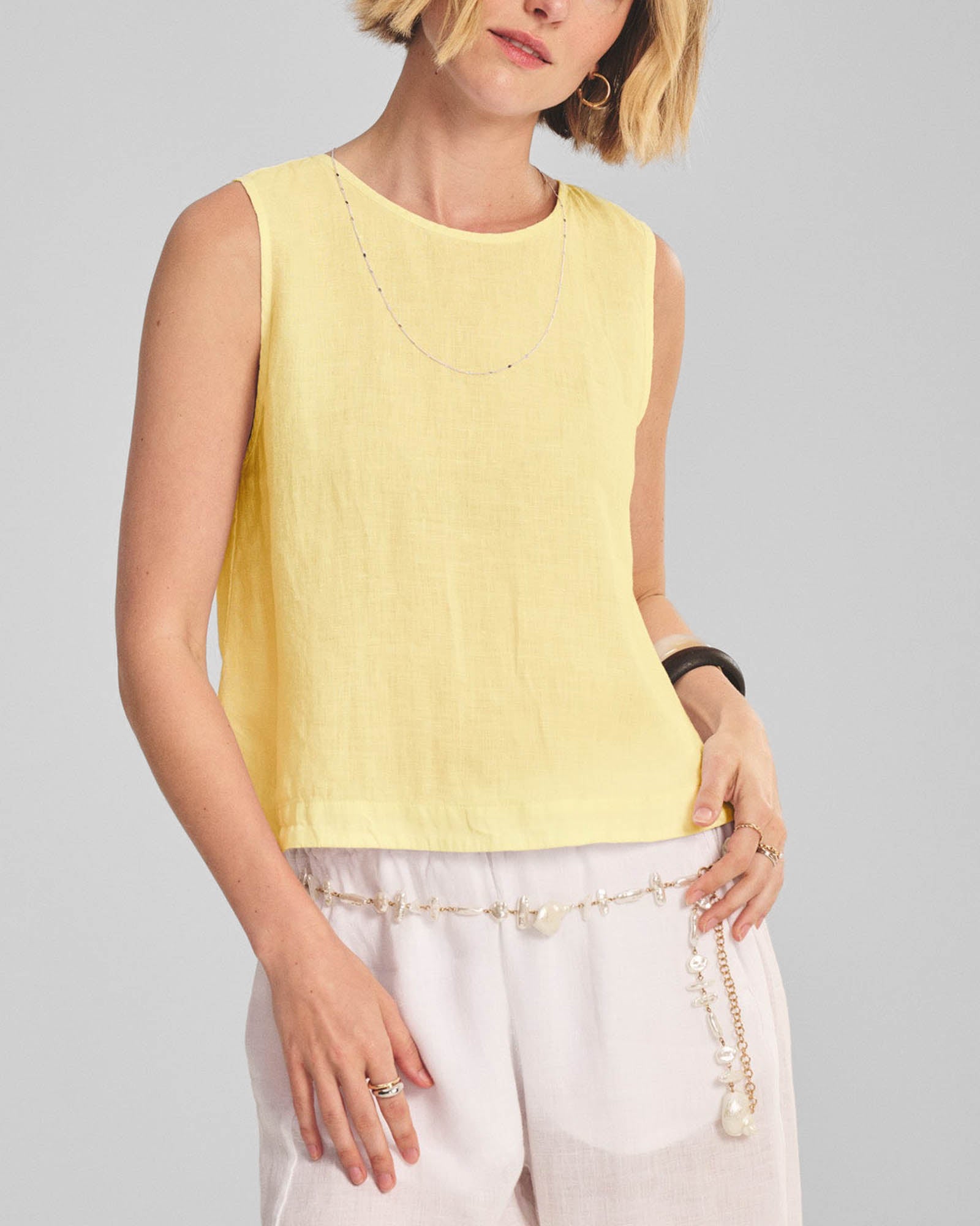 Maxine Linen Top