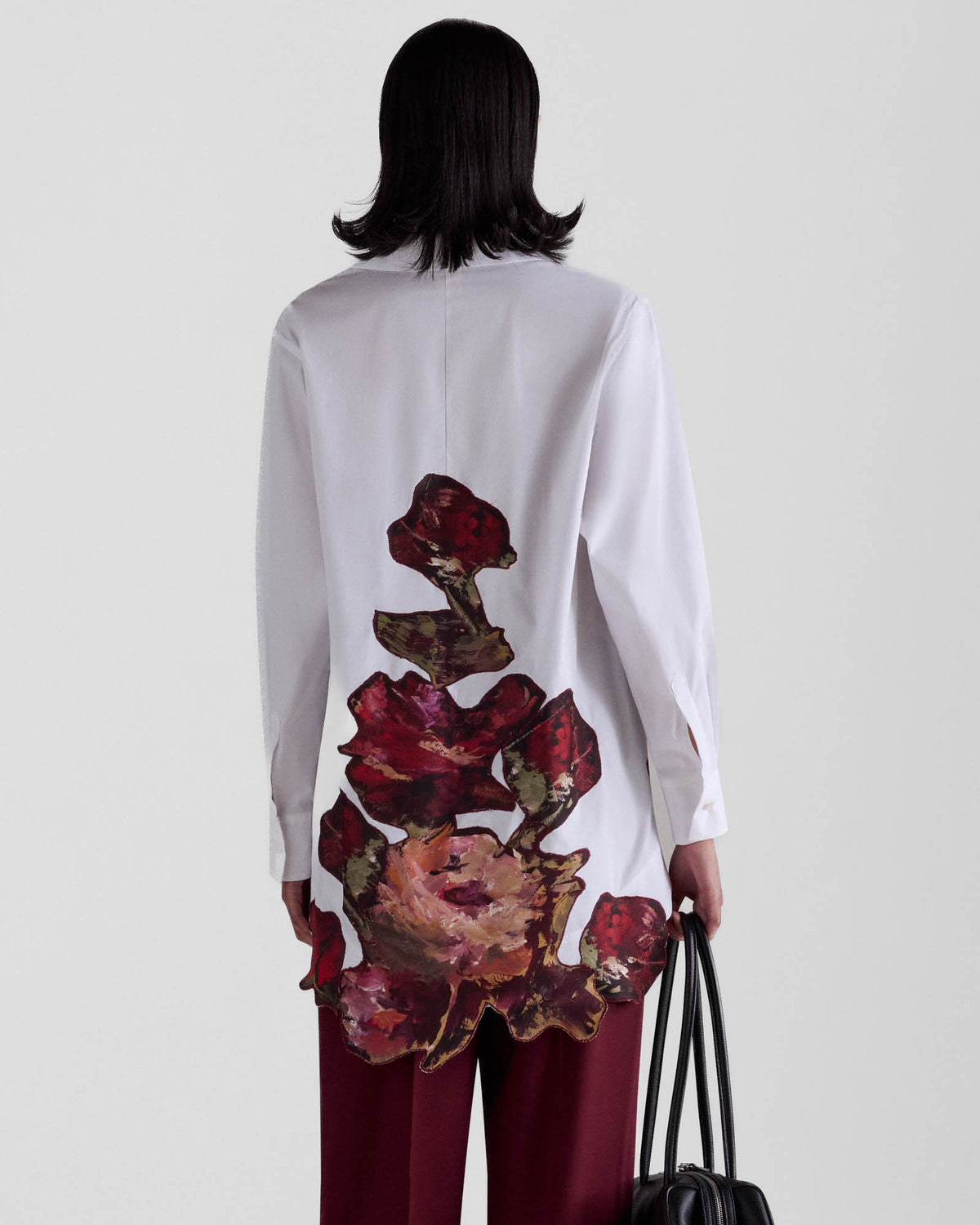 Painterly Rose Robespierre Shirt